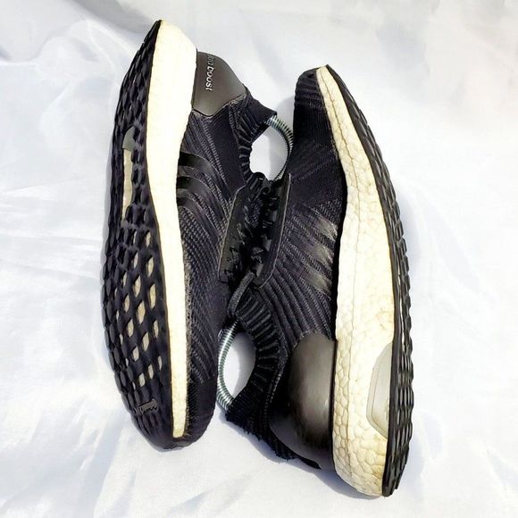 Adidas Ultraboost X Core Running Sneakers BB6162 Black Carbon Women's Size 10 - Picture 4 of 10